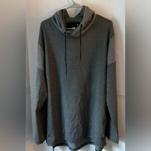 American Stitch Black and Gray Striped Hoodie XL men’s